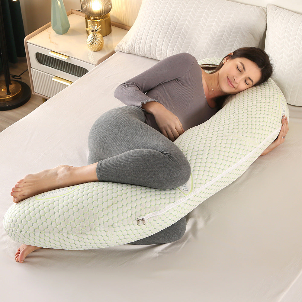 Coussin de grossesse Be'Embrace ergonomique pour un maintien latéral optimal