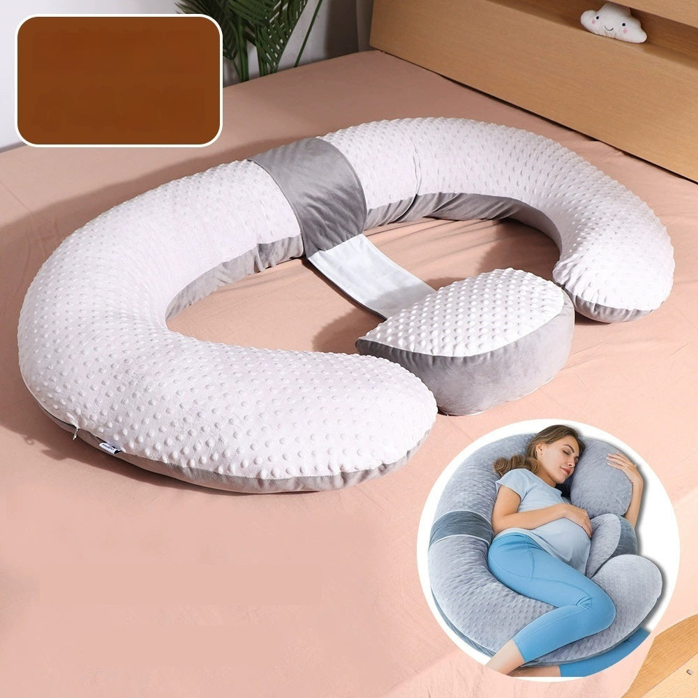 Coussin de grossesse en forme de U Be'Nest pour soutien total du corps pendant la maternité